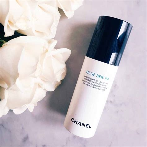 chanel le bleu serum|Chanel skin care blue serum.